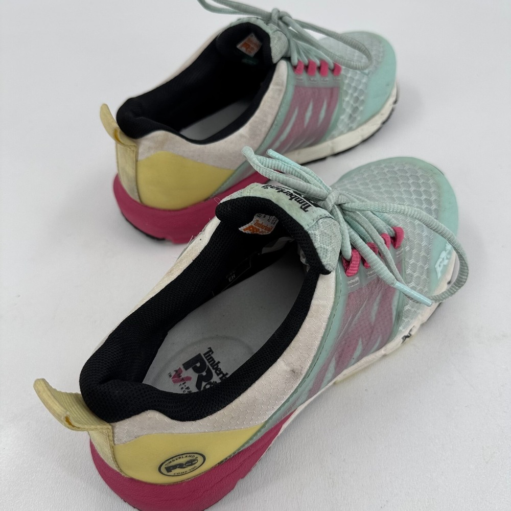 Timberland Pro Work Shoes Day One Radius WOMENS Multicolor Lace Up Comp Toe 8.5 - Picture 6 of 15